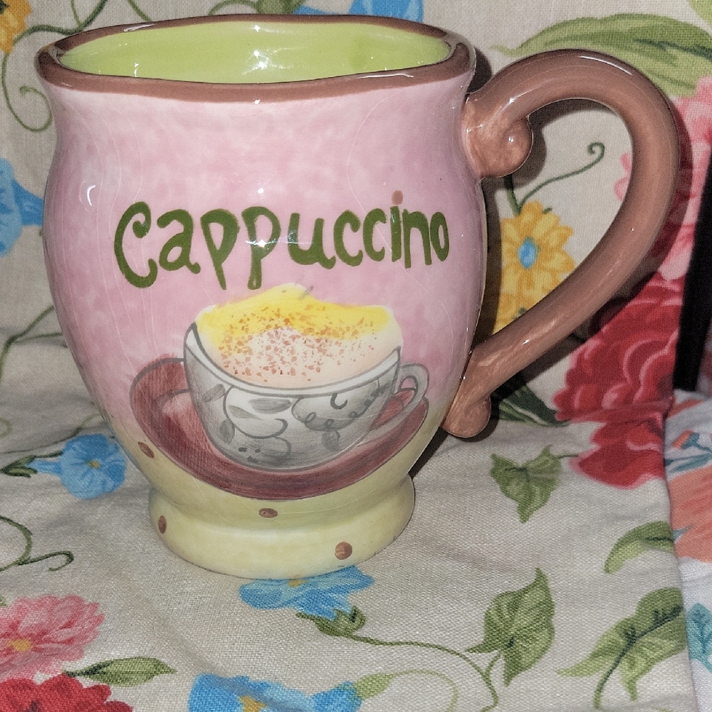 Pink Cappuccino Mug